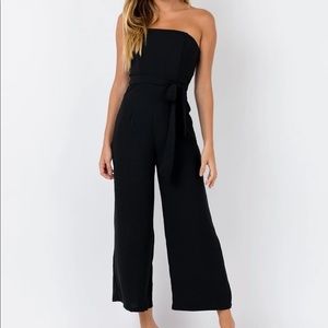 NWOT princess polly kit jumpsuit black size 4